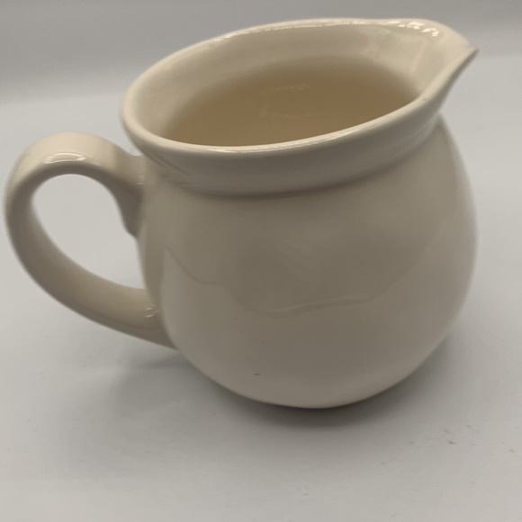 Rae Dunn Cream large letters, small pitcher - Picture 4 of 7